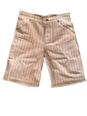 Christian Dior Atelier Pinstripe Cargo Denim Shorts – Size M (Made in Japan)